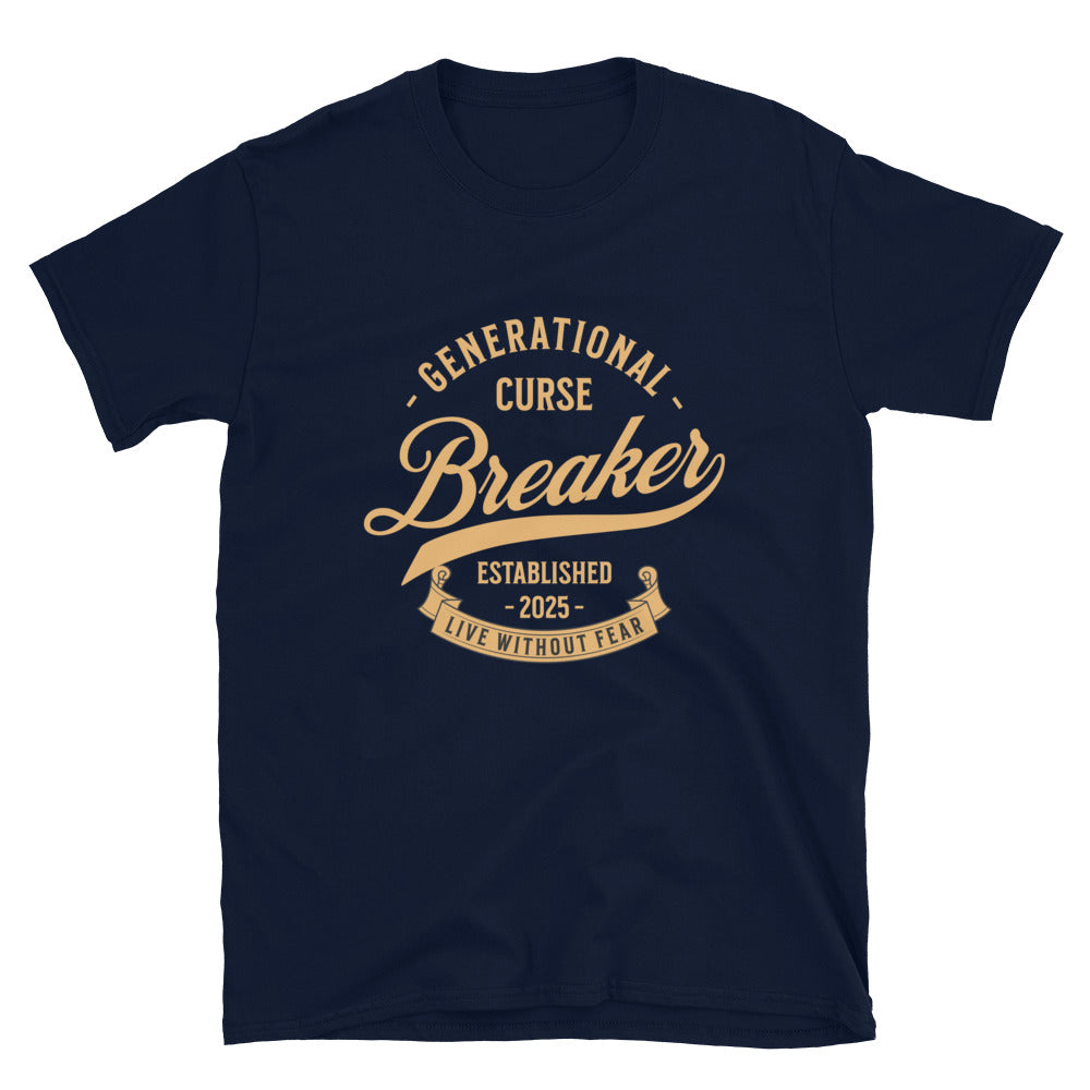 Generational Curse Breaker TShirt - Navy Color - https://ascensionemporium.net